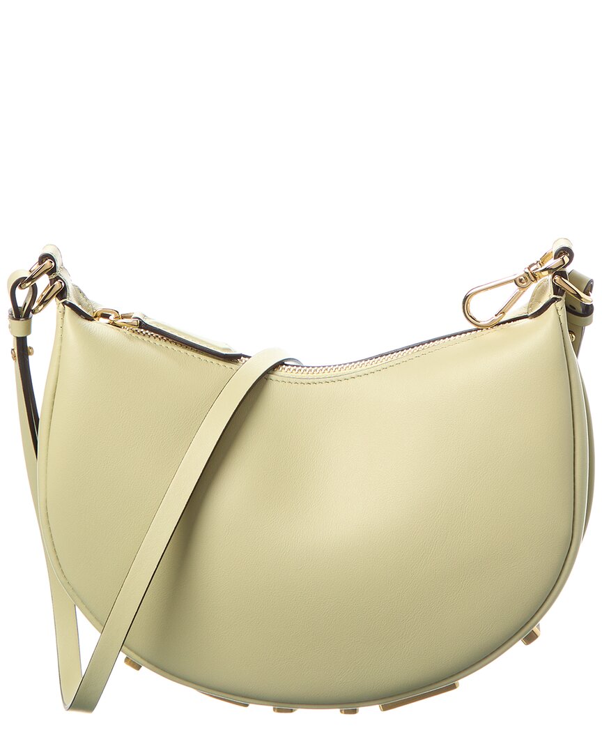 Fendi Dnu Inv Graphy Mini Leather Hobo Bag