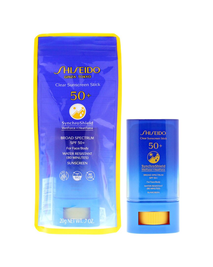Shiseido Unisex 0.7oz Clear Sunscreen Stick Spf 50 Plus