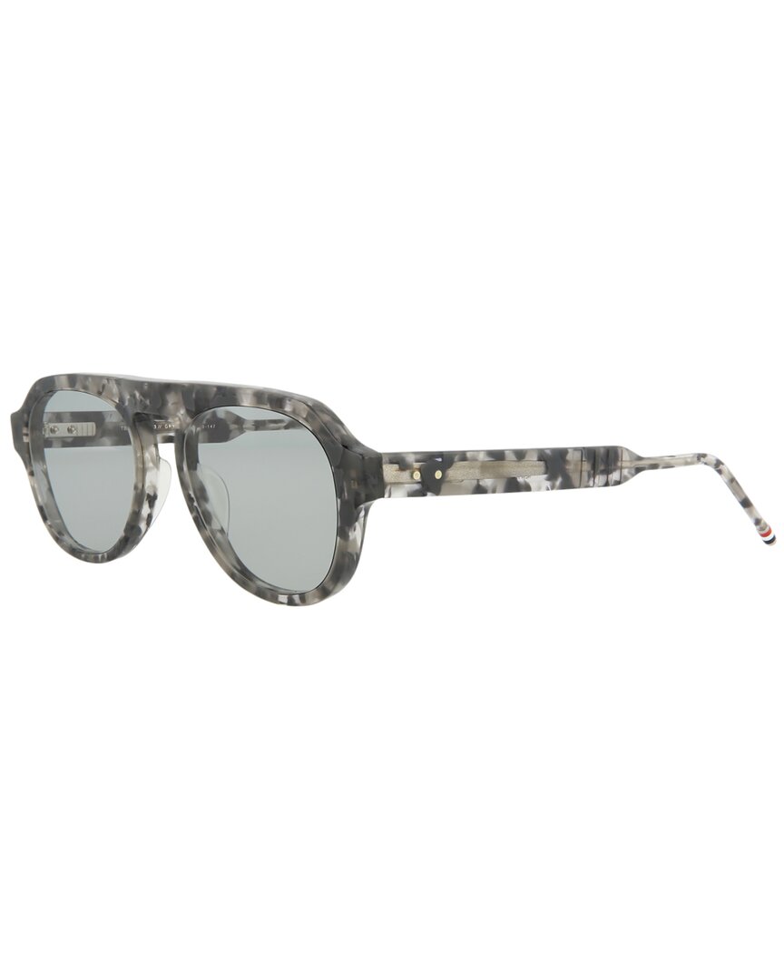 Shop Thom Browne Unisex Tbs416 52mm Sunglasses In Grey