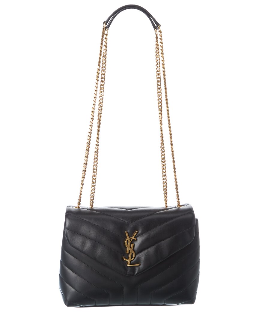 Saint Laurent Loulou Small Matelasse Y Leather Shoulder Bag In Black ModeSens