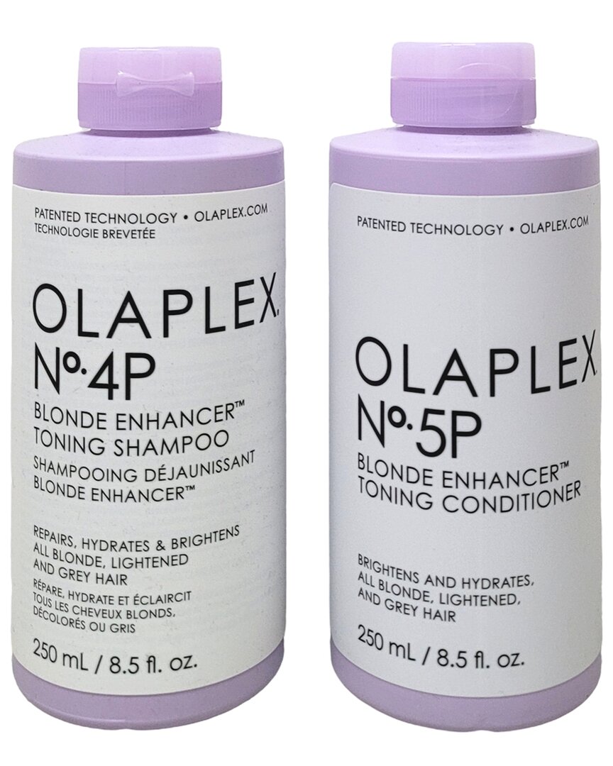 Olaplex Unisex 2 X 8.5oz No.4p Blonde Shampoo & 5p Conditioner Duo
