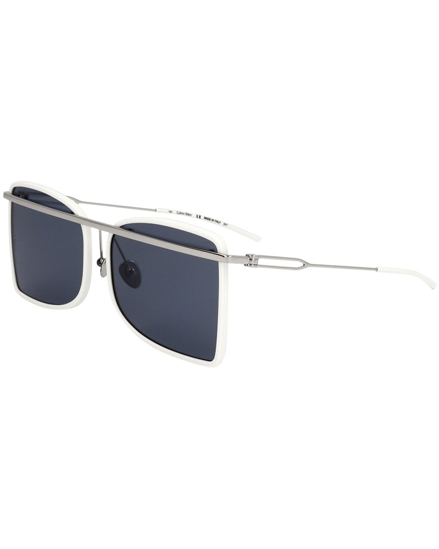 Calvin Klein Unisex Ck8578s 60mm Sunglasses In White