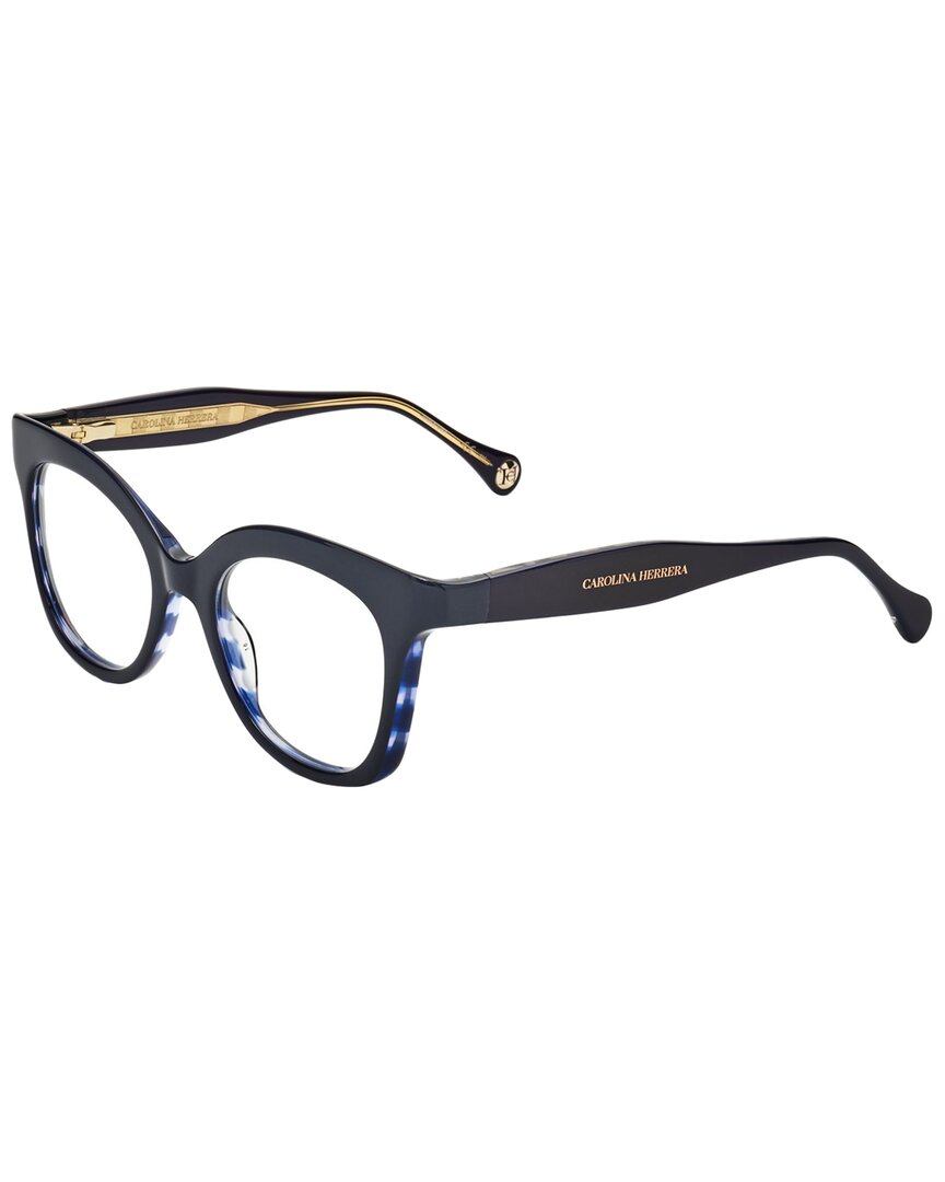 Carolina Herrera Women's Ch0018 49mm Optical Frames In Blue