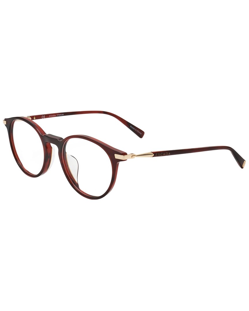 Escada Women's Vesa86f 48mm Optical Frames In Red