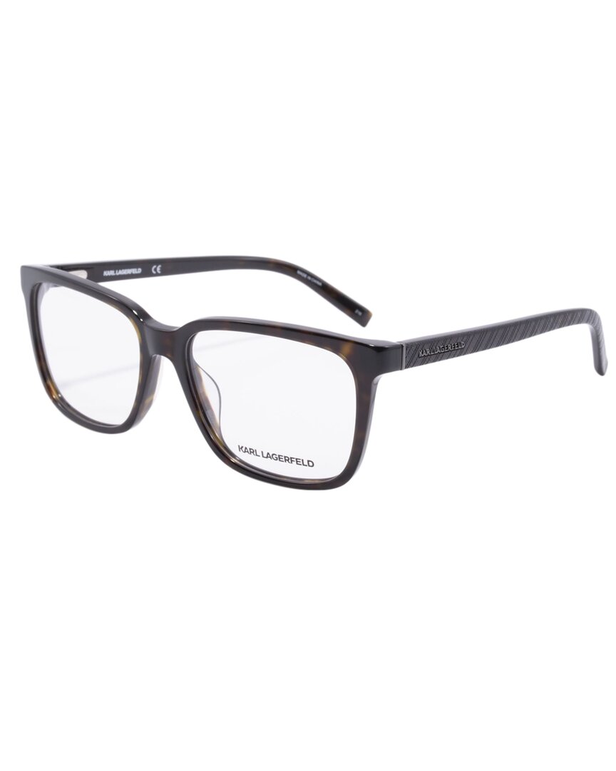 Karl Lagerfeld Unisex Kl885 54mm Optical Frames In Black