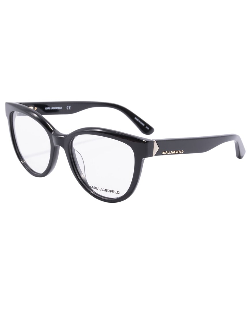 Karl Lagerfeld Unisex Kl885 54mm Optical Frames In Black