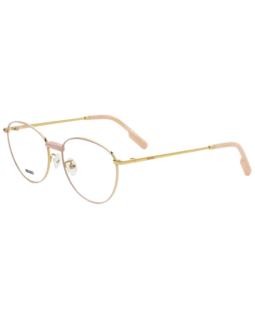 Kenzo Unisex Kz50013u 53mm Optical Frames In Gold