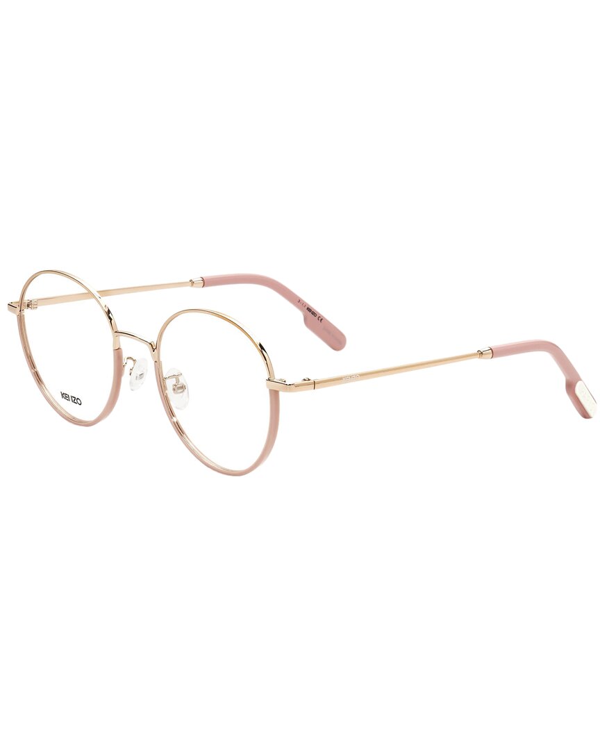 Kenzo Unisex Kz50087u 50mm Optical Frames In Pink
