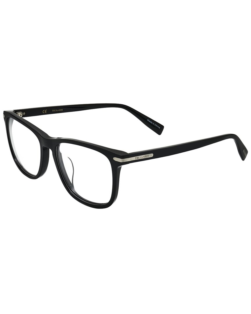 Trussardi Men's Vtr264f 52mm Optical Frames In Black