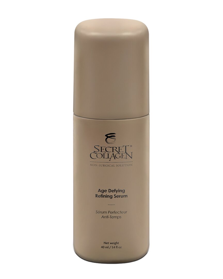 Secret Collagen Unisex 1.4oz Age Defying Refining Serum In Brown