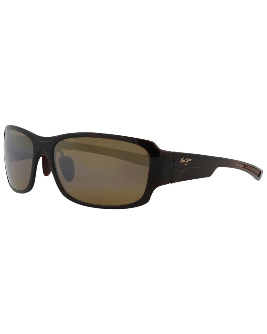 Maui Jim Unisex H41526b 60mm Polarized Sunglasses In Brown