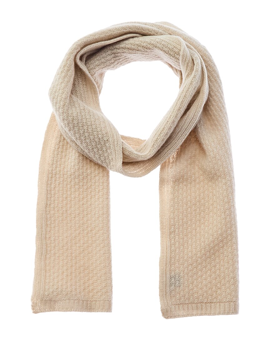 Portolano Cashmere Scarf In White