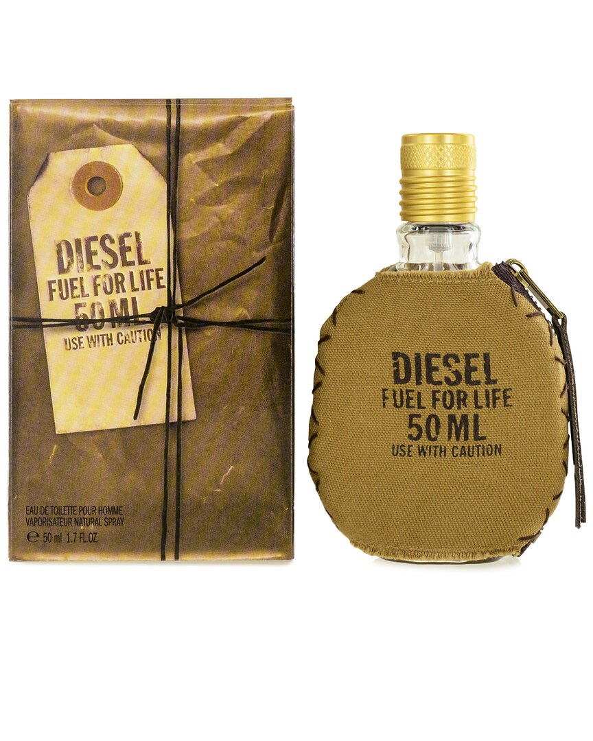 Diesel Men's Fuel For Life 1.7oz Edt Spray In White