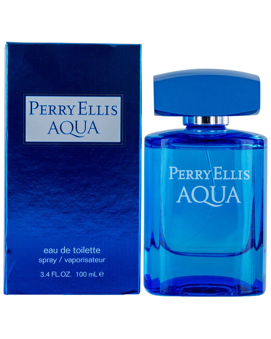 Perry Ellis Men's Aqua 3.4oz Edt Spray