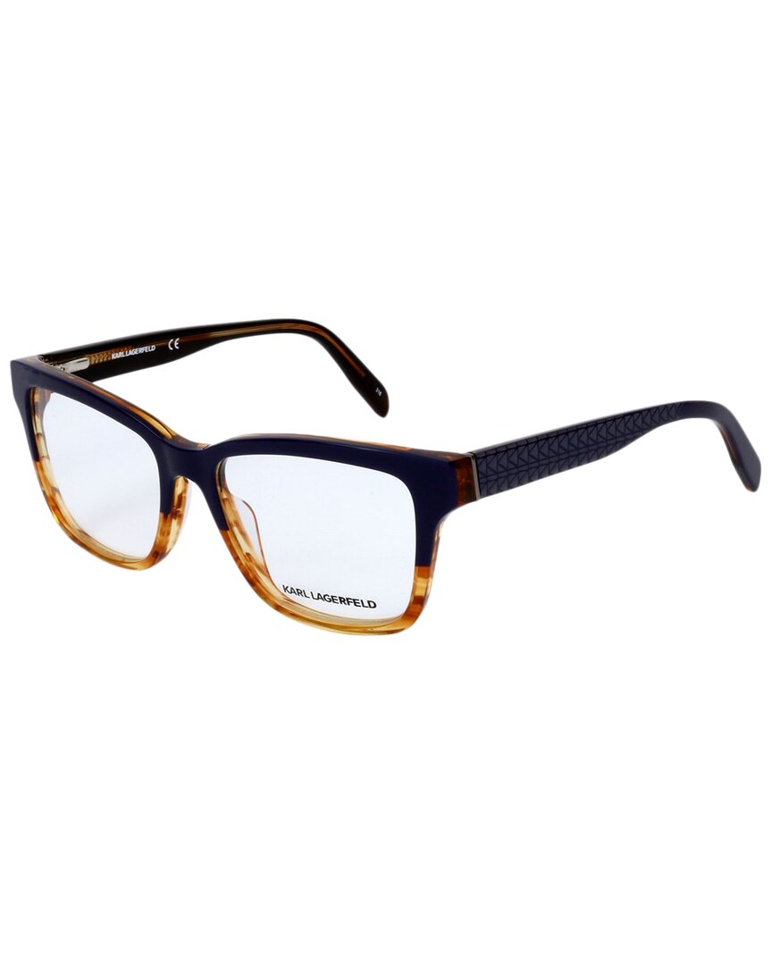 Karl Lagerfeld Unisex Kl885 54mm Optical Frames In Black