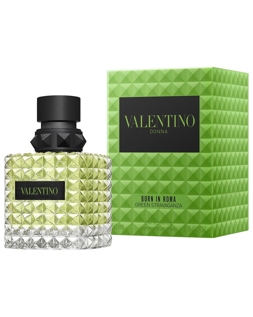 Valentino Women's 1.7oz Donna Born In Roma Green Stravaganza Edp Spray In White