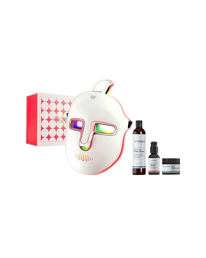 Shop Vysn Unisex Complete Facial Rejuvenation Set In White