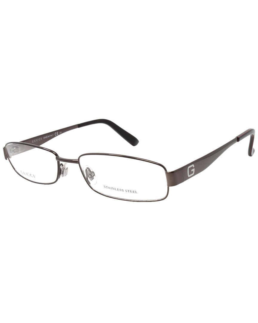 Gucci Unisex Gg1939 54mm Optical Frames In Metallic