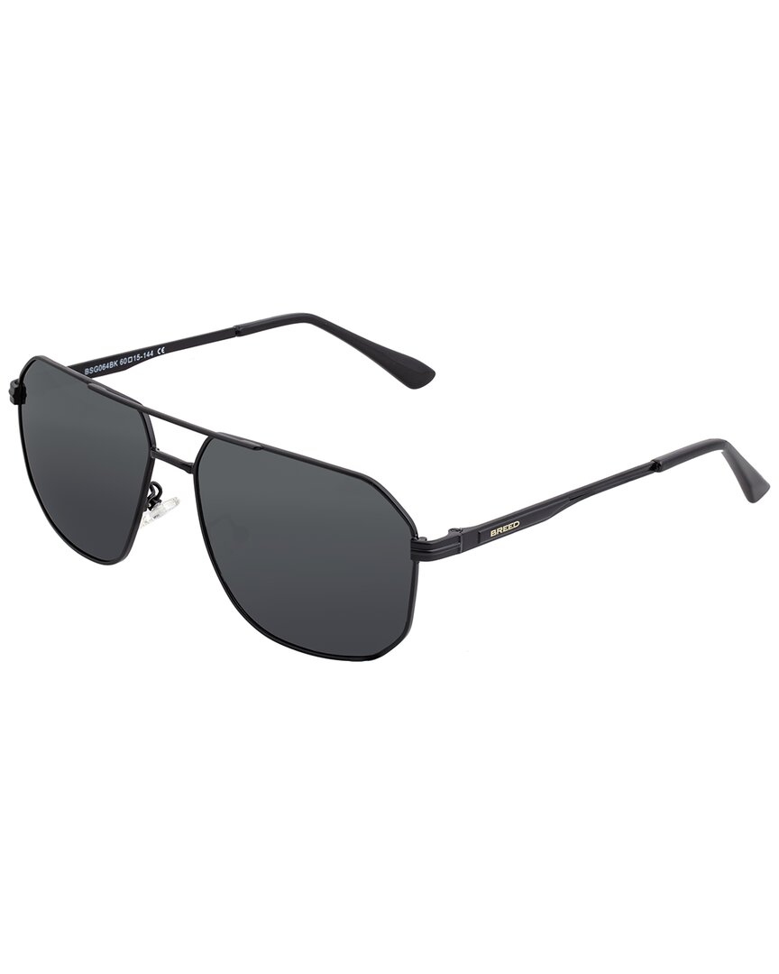 Breed Men's Norma 60mm Polarized Sunglasses In Black