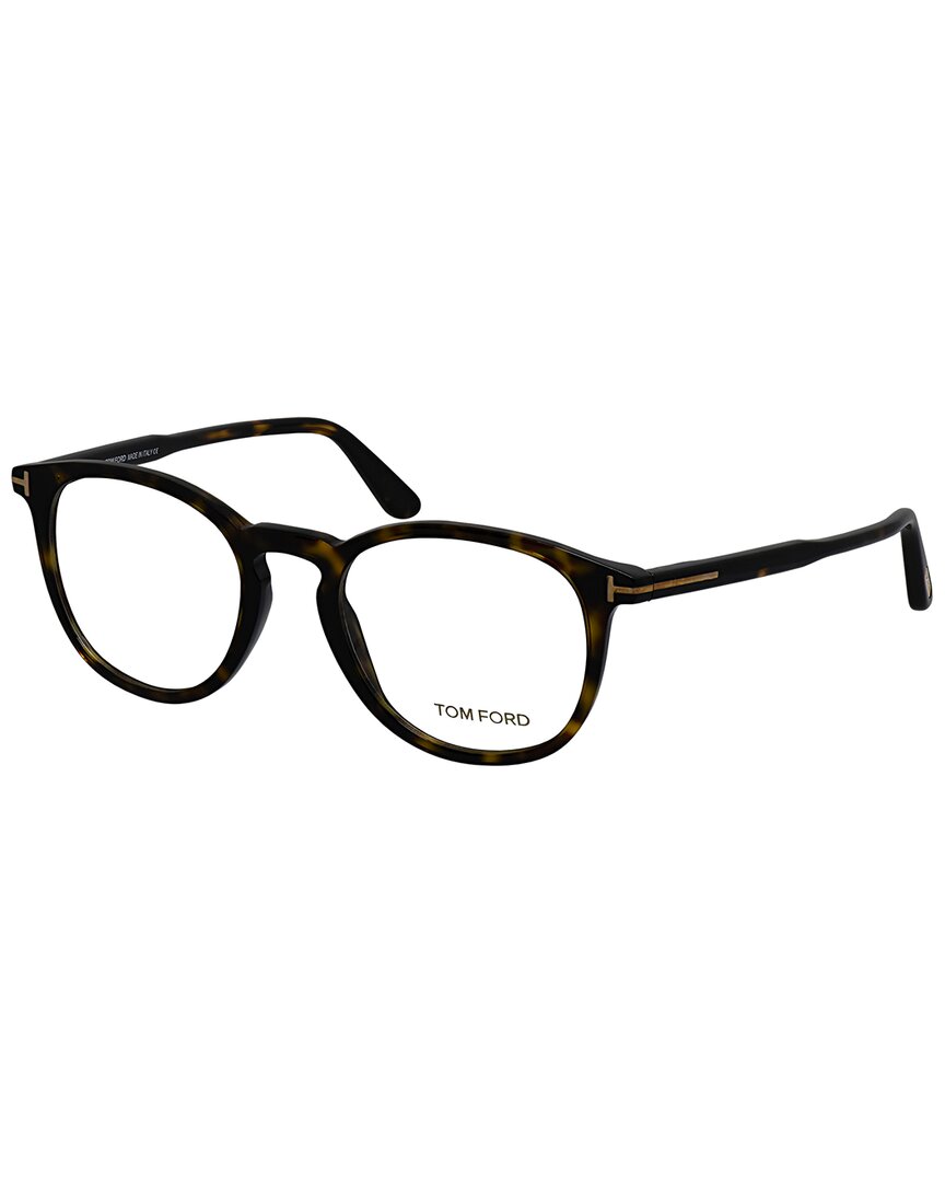 Shop Tom Ford Unisex 5401 51mm Optical Frames In Brown