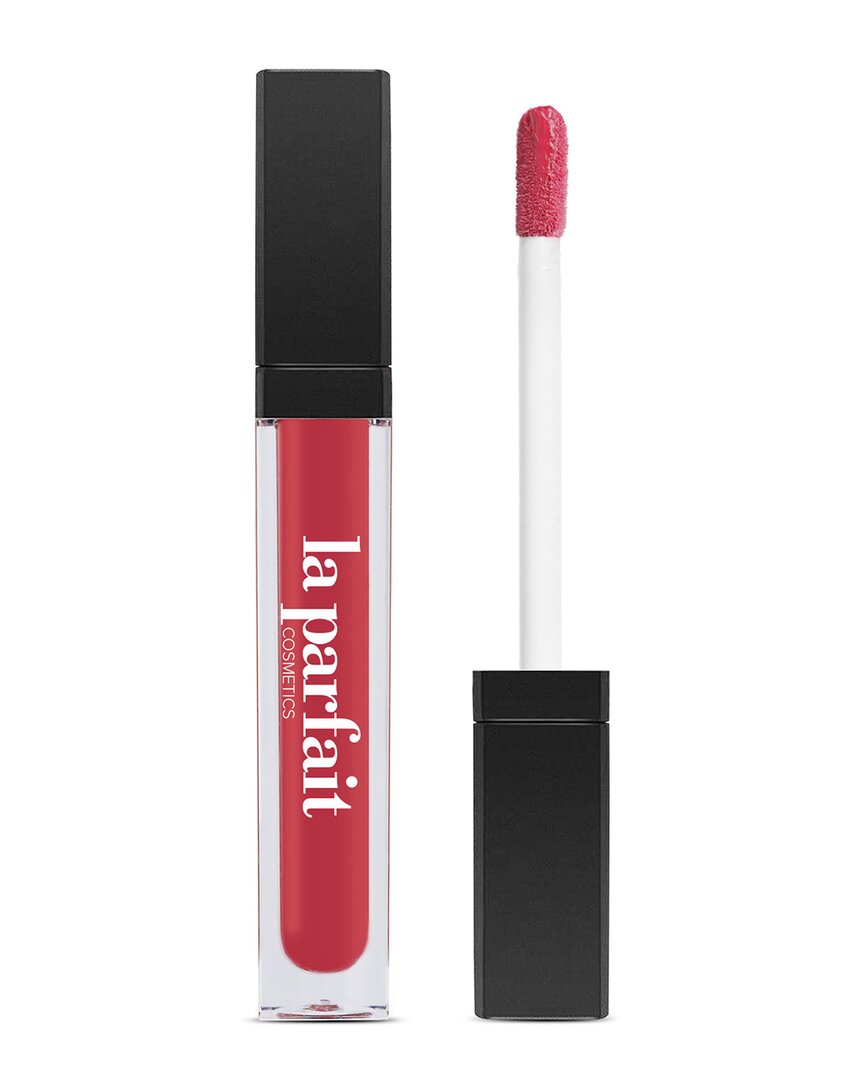 La Parfait Cosmetics 0.27oz Waterproof Lipstick Matte Liquid #02 Red Fuchsia