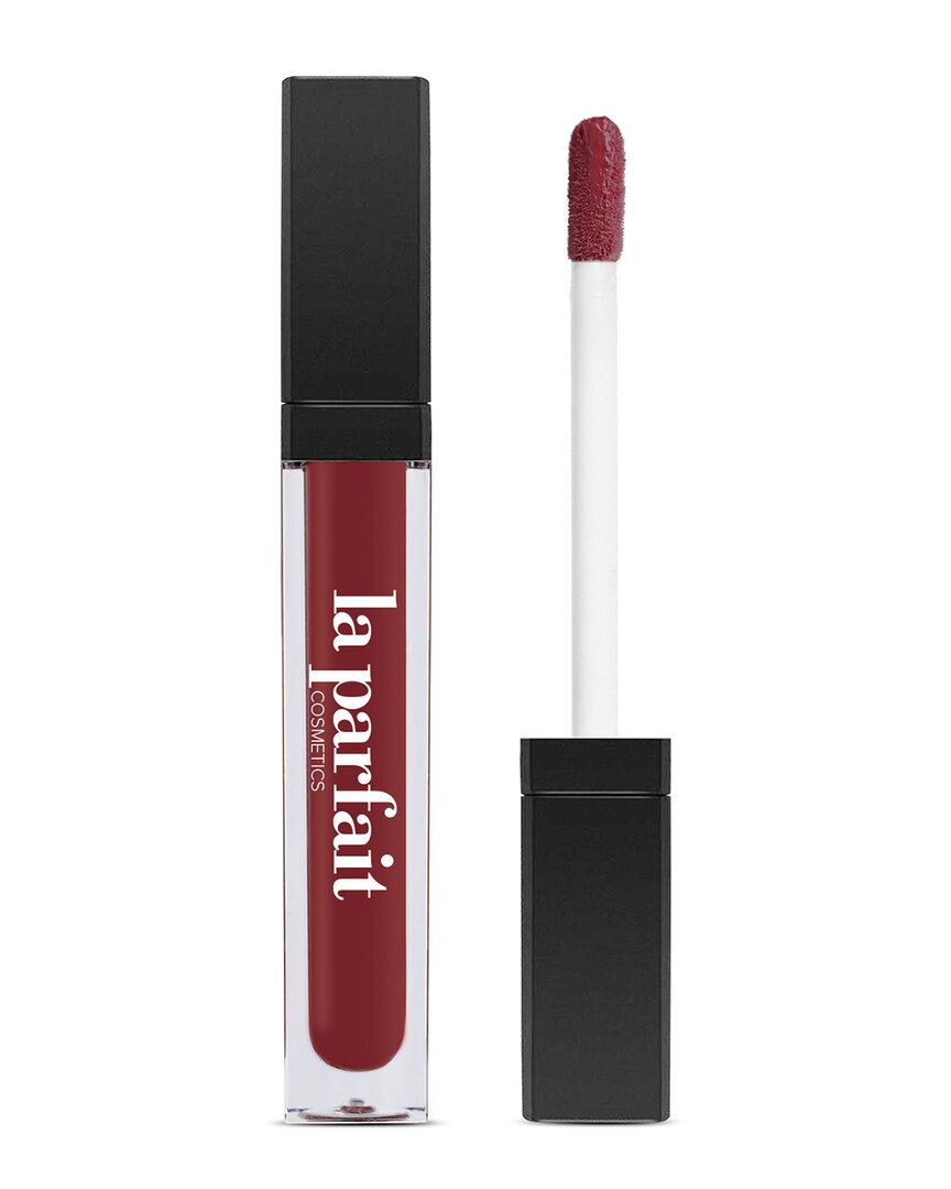 La Parfait Cosmetics 0.27oz Waterproof Lipstick Matte Liquid #09 Deep Plum Red