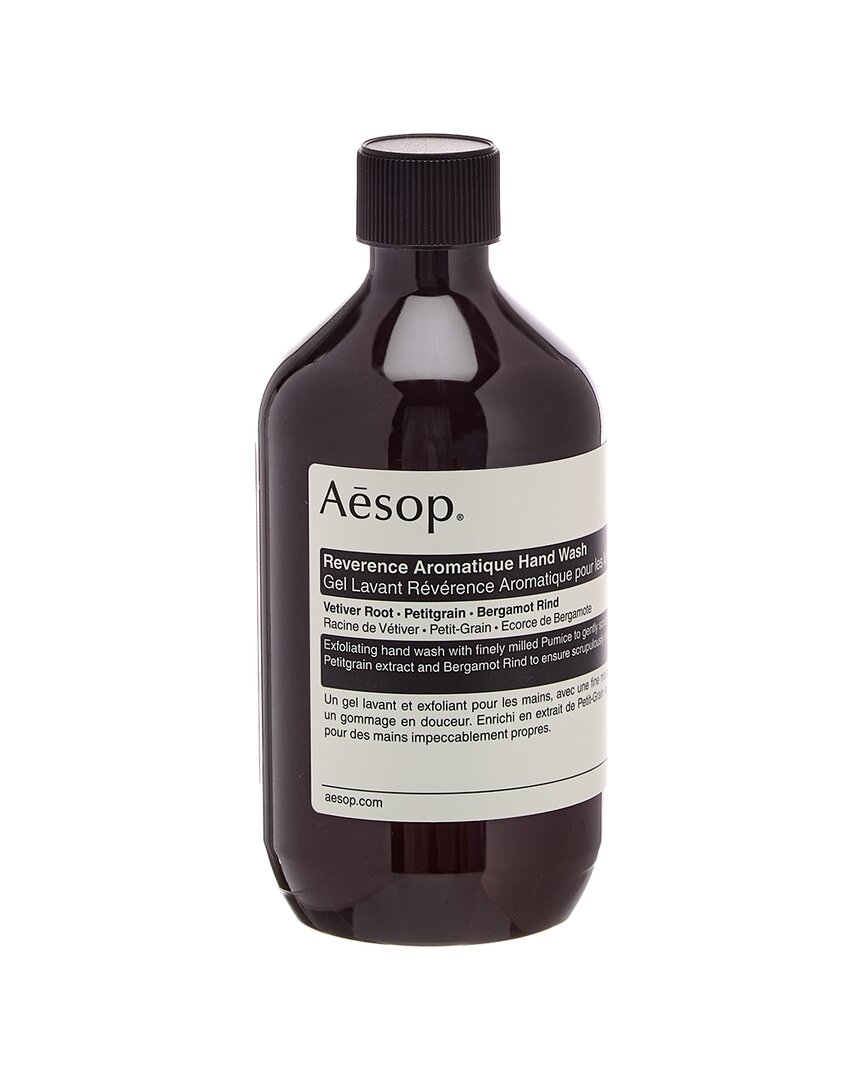 Aesop 16.9oz Reverence Aromatique Hand Wash With Screw Cap In Brown