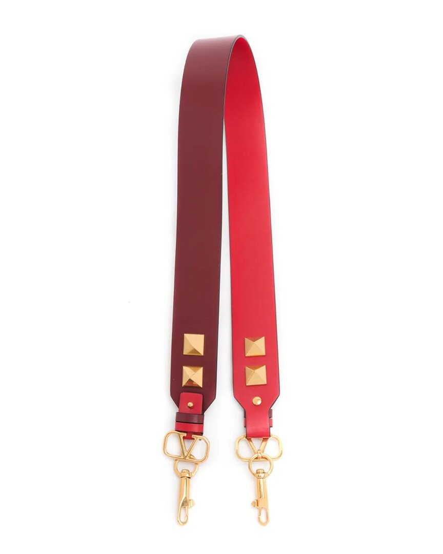 Valentino Leather Shoulder Bag In Red