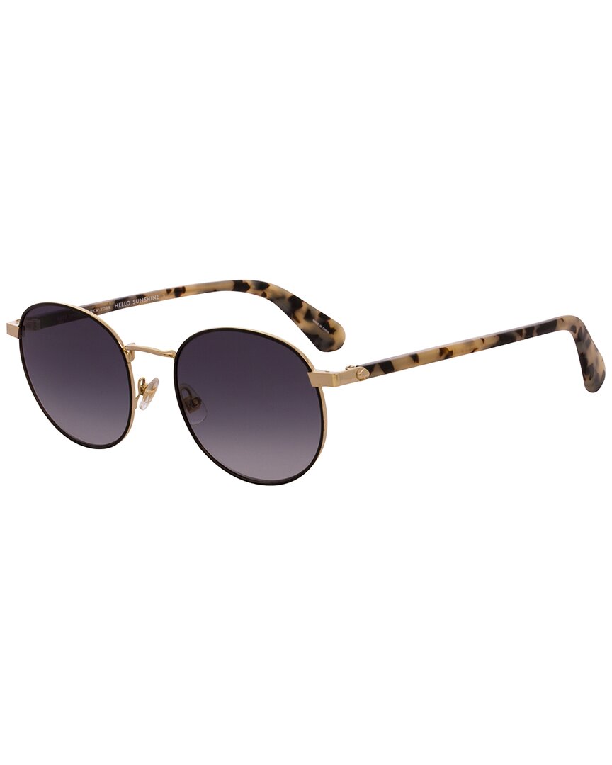 Kate Spade New York Women's Adelais/s 50mm Sunglasses In Black