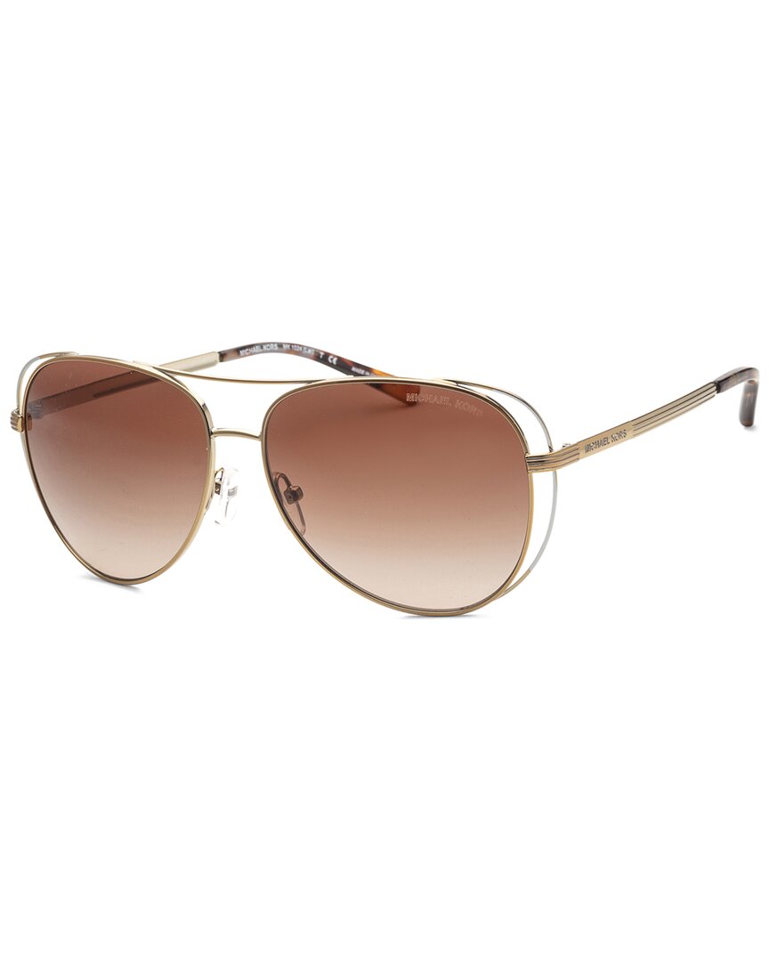 Michael Kors Women's Mk1024 58mm Sunglasses In Gold
