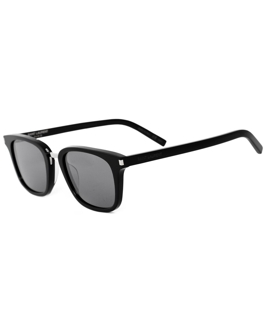 Saint Laurent Unisex Sl341 51mm Sunglasses In Black/gray Gradient