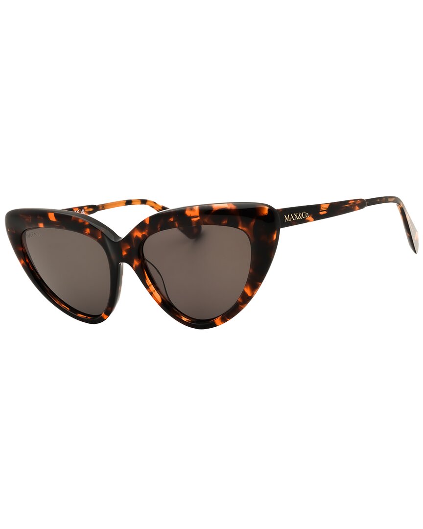 Max & Co By Max Mara Women's Mo0047 55mm Sunglasses In Brown