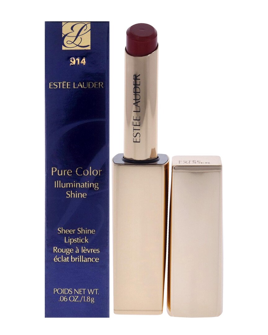 Estée Lauder 0.06oz Pure Color Illuminating Shine Lipstick - 914 Unpredictable In White
