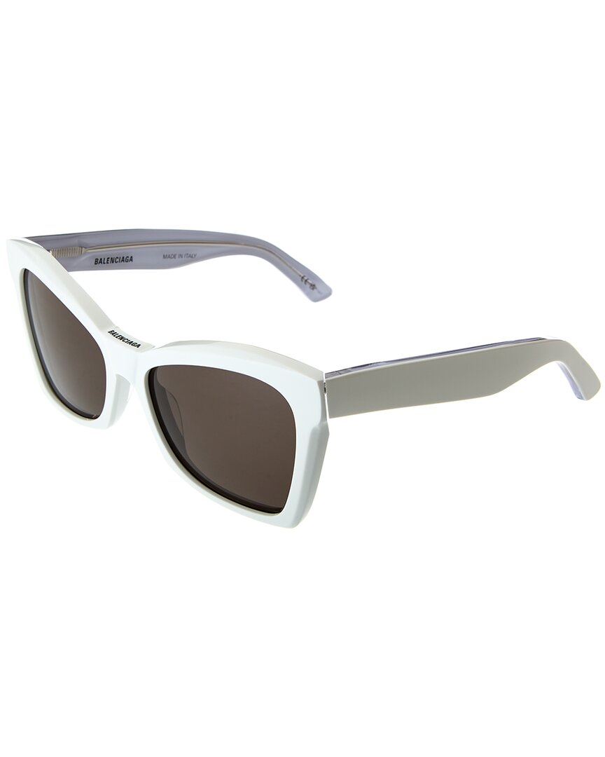 Balenciaga Women's Bb0231s 57mm Sunglasses In White