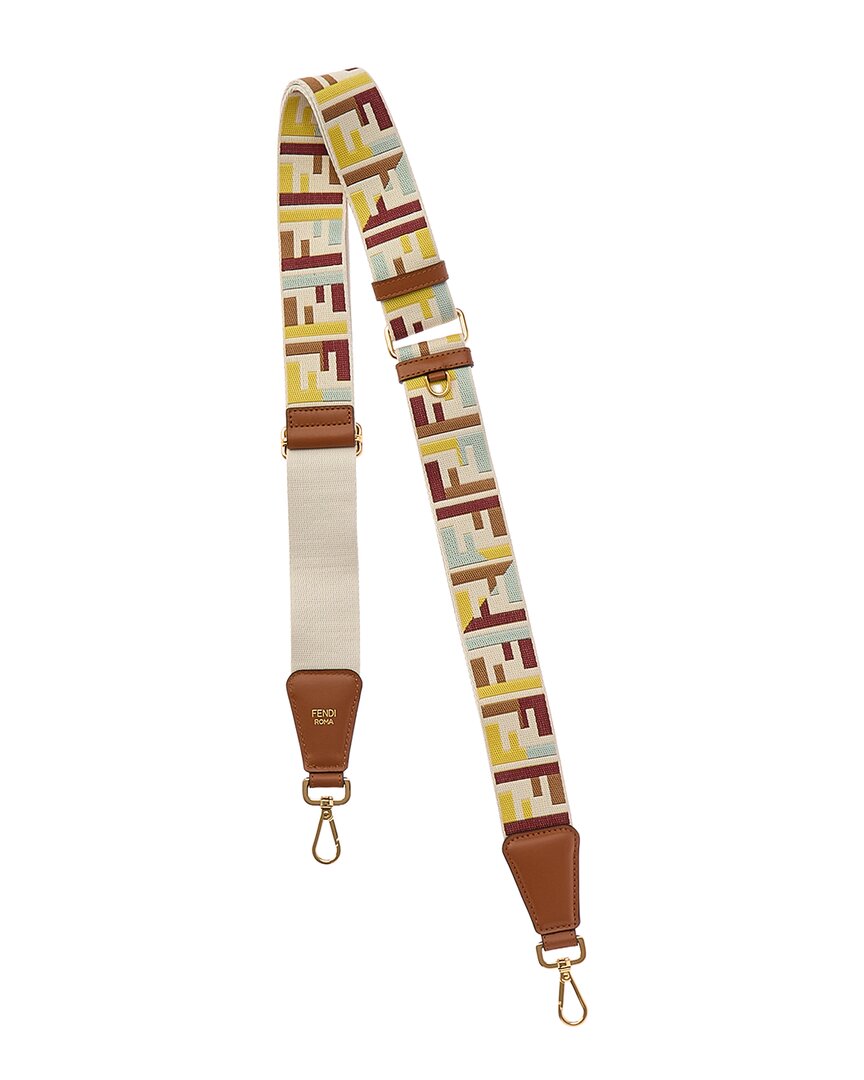 Fendi Strap You Shoulder Strap In White