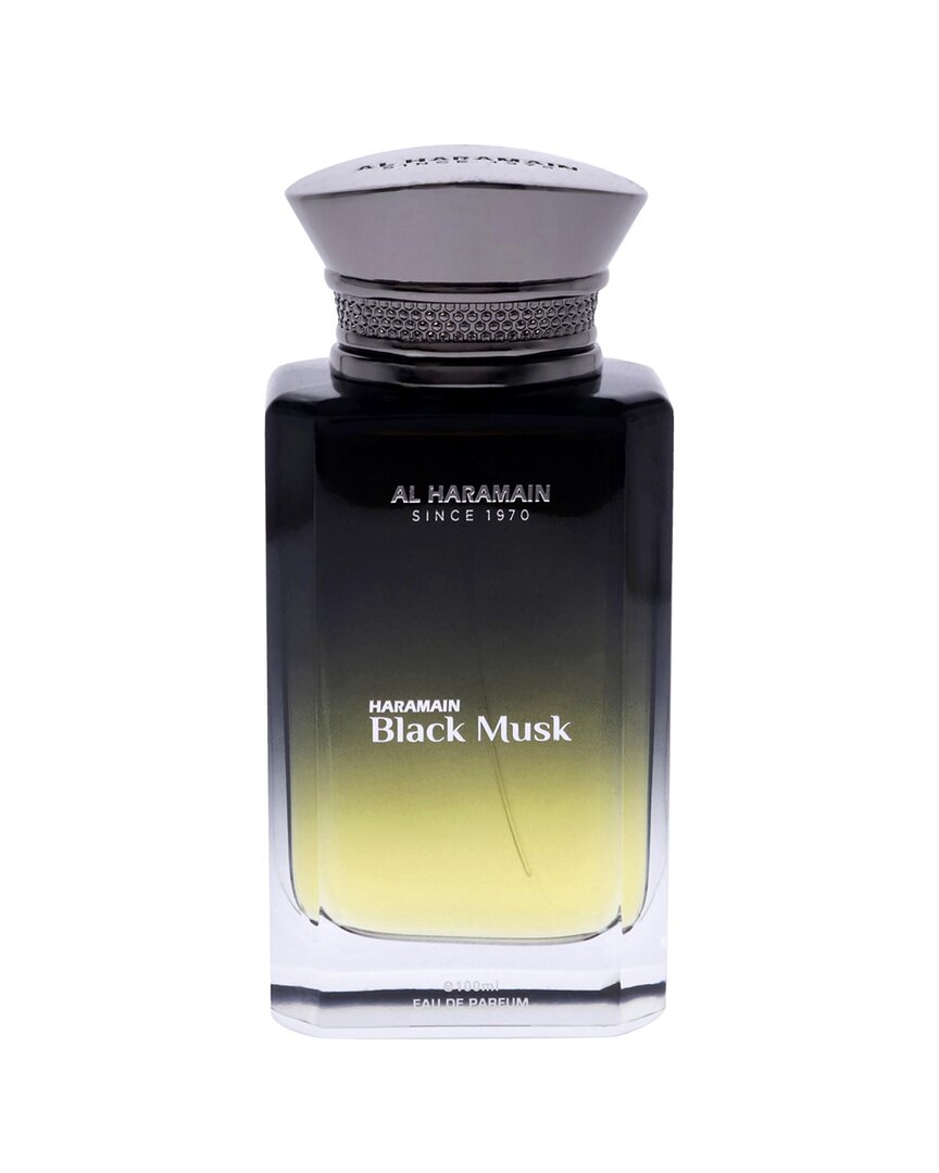 Al Haramain Men 3.33oz Black Musk Edp