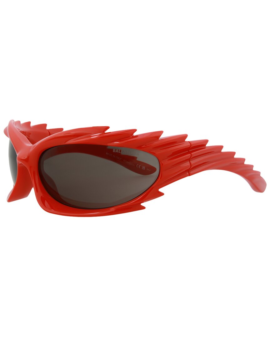 Balenciaga Unisex 78mm Polarized Sunglasses In Red