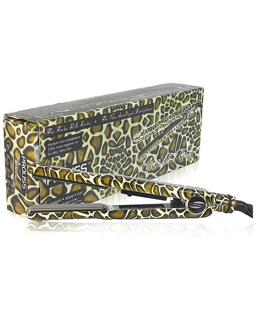 Proliss Unisex Turbo Silk 1 Tourmaline-infused Ceramic Single Pass Flat Iron - Limited Edition