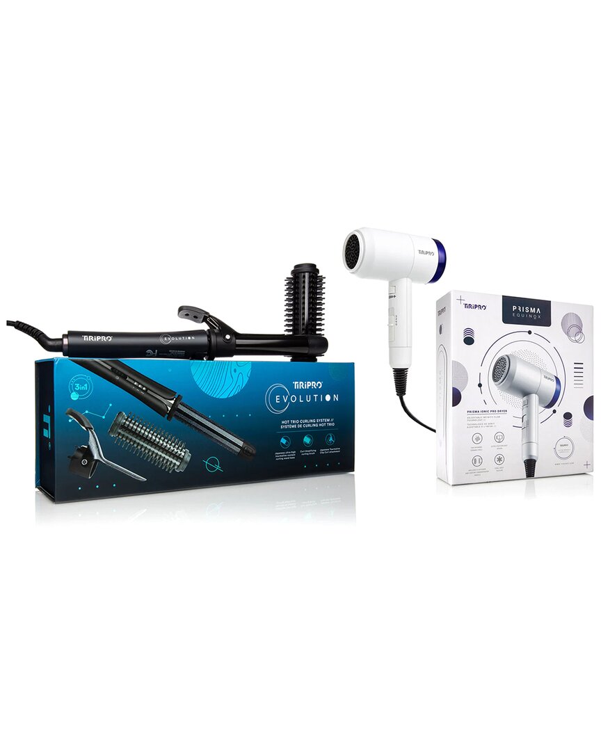 Tiri Professional All-in-one Blowout Curl Kit In Black