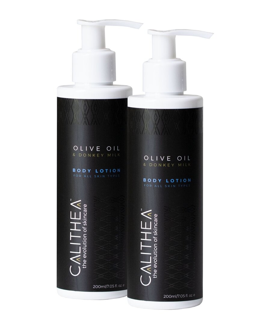 Calithea Skincare 7oz Olive Oil & Donkey Milk Body Lotion - 2 Pack