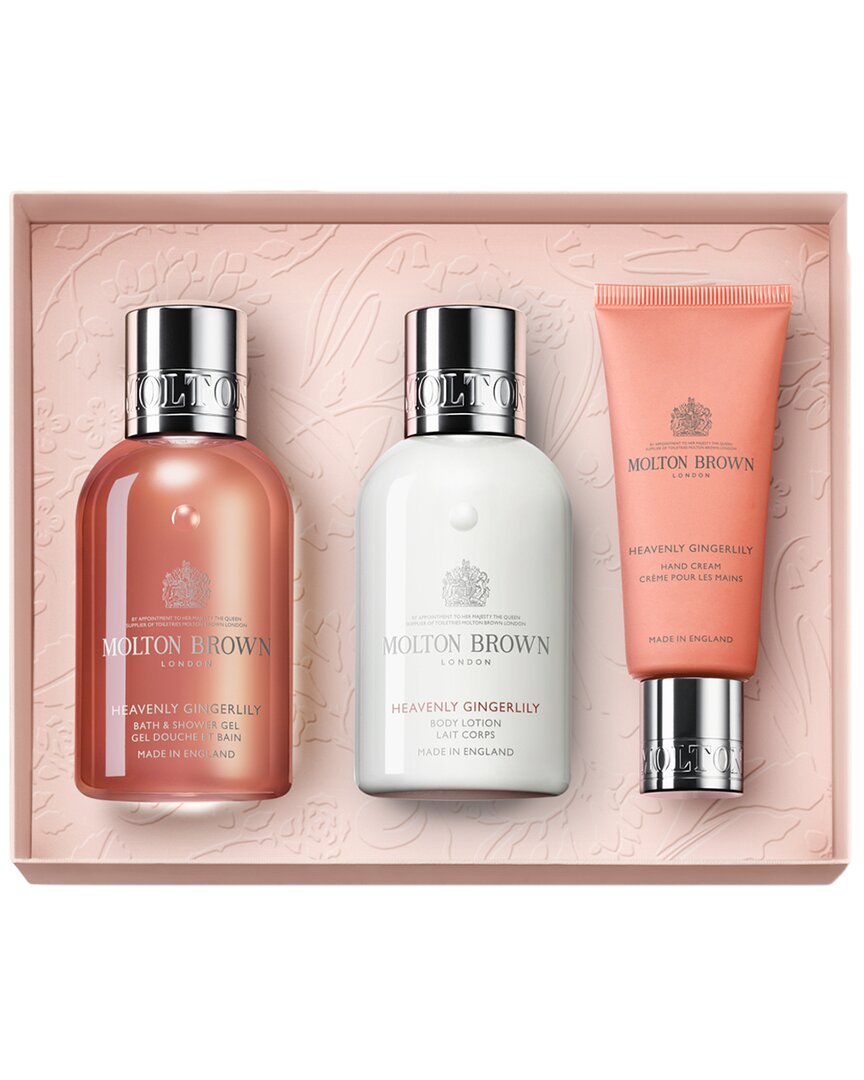 Molton Brown London Unisex Heavenly Gingerlily Travel Body & Hand Gift Set In Multi