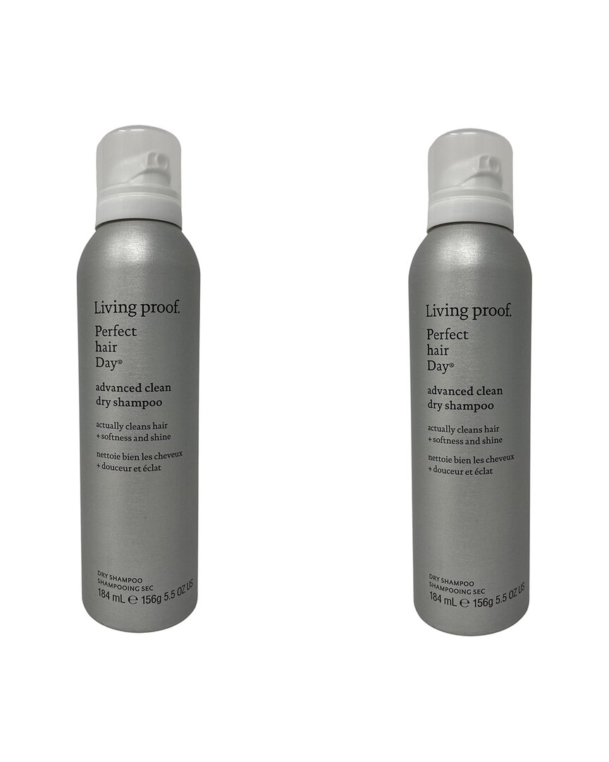Living Proof Unisex 5.5oz 2 Pack Advanced Clean Dry Shampoo Duo