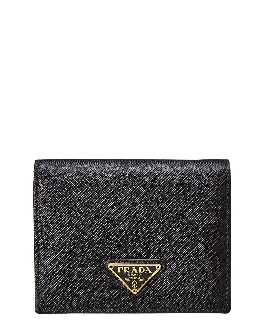 Prada Small Saffiano Leather Bifold Wallet