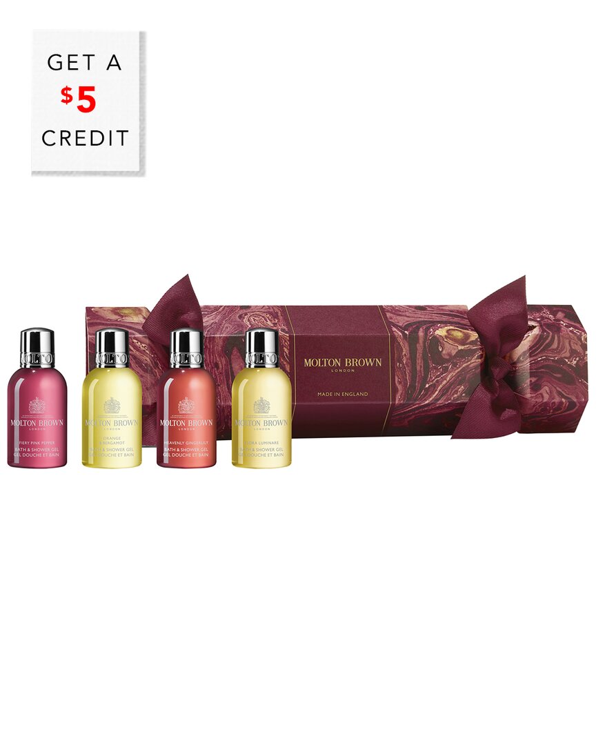 Molton Brown London Women's 4 X 1.7oz Floral & Spicy Christmas Cracker With $5 Credit