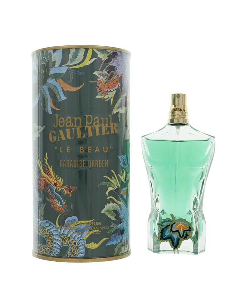 Jean Paul Gaultier Men's 2.5oz Le Beau Paradise Garden Edp Spray In Transparent