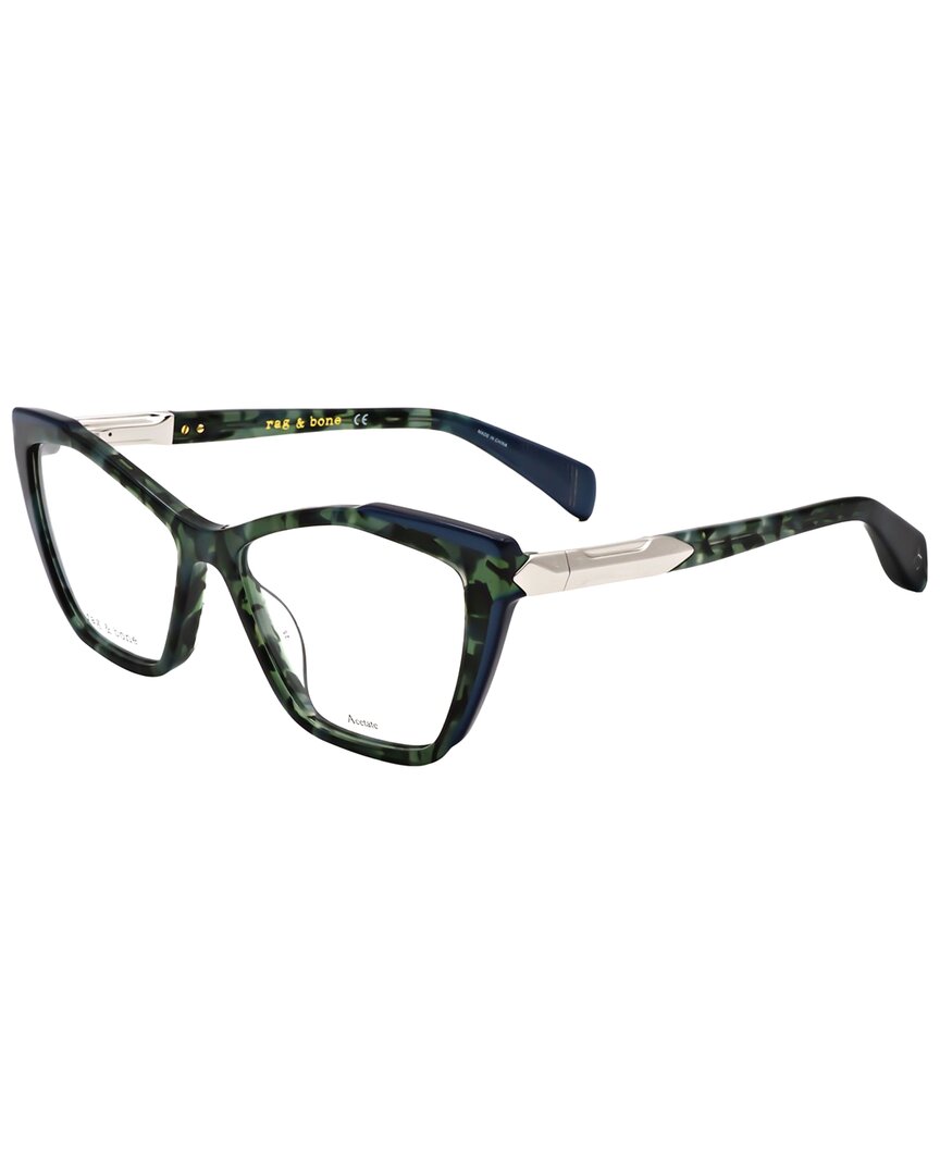 Rag & Bone Cat-eye Frame Glasses In Green