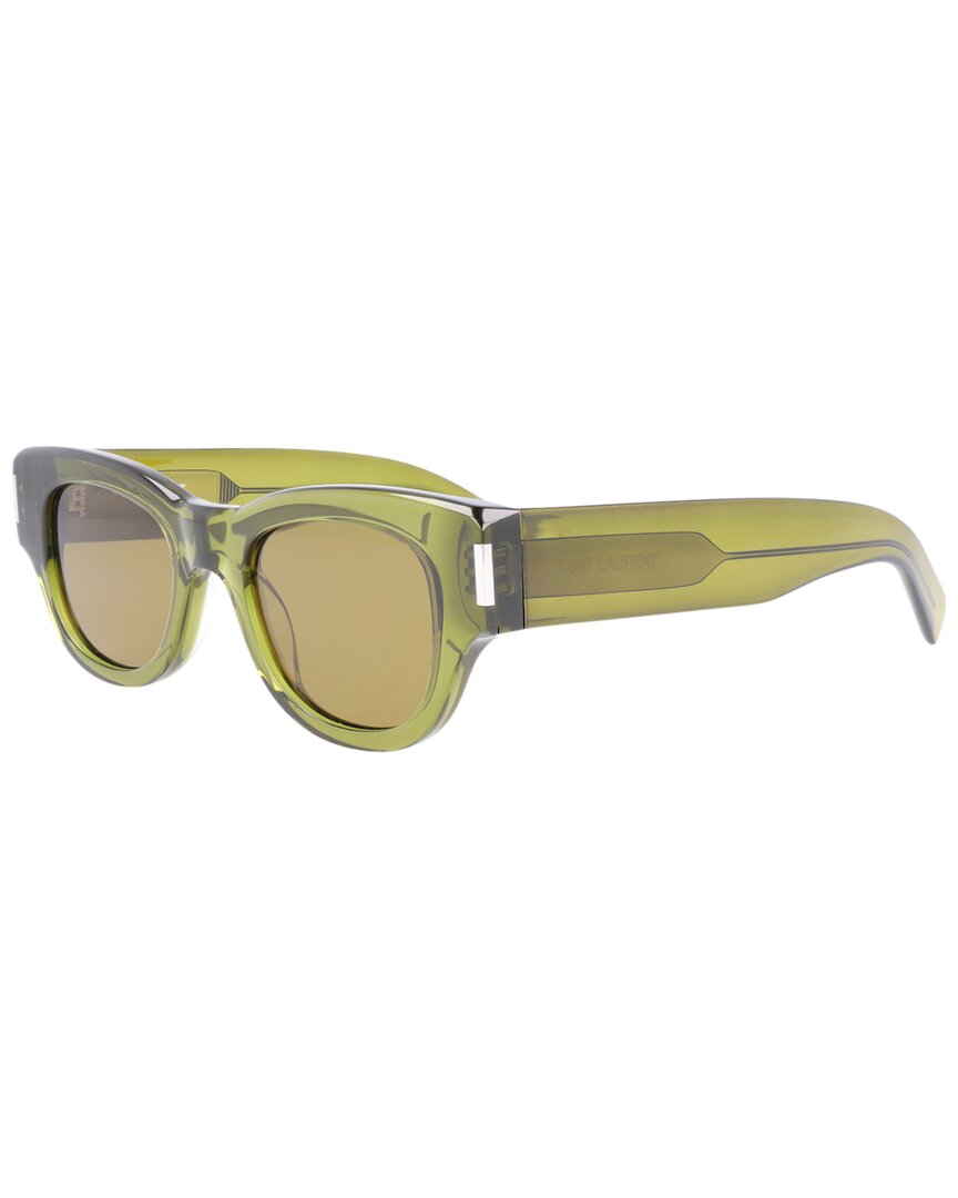 Saint Laurent Women's Sl573 49mm Sunglasses In Green