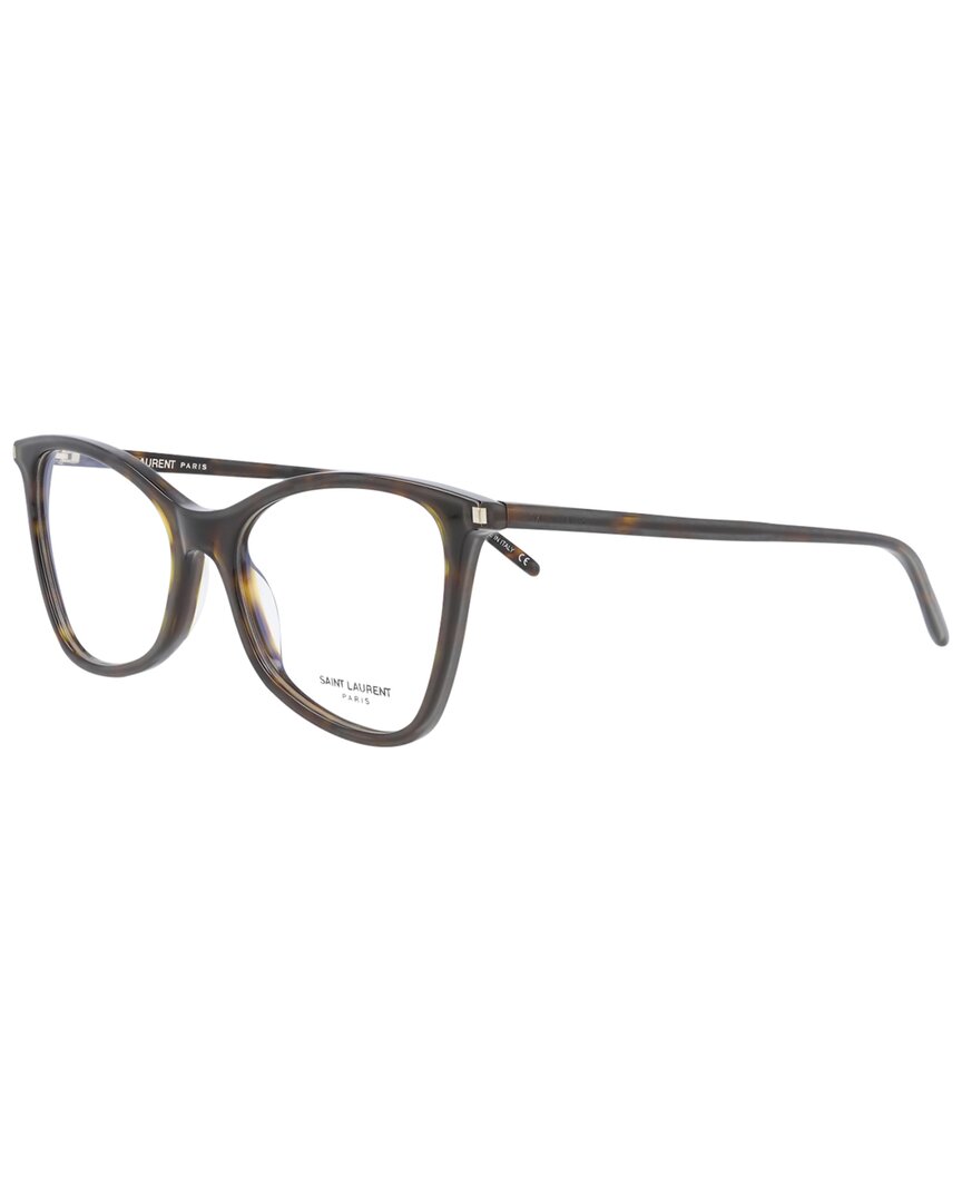Saint Laurent Women's Sl478jerry 53mm Optical Frames In Brown