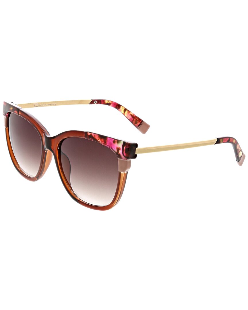 Oscar De La Renta Women's Oss1368 55mm Sunglasses In Brown