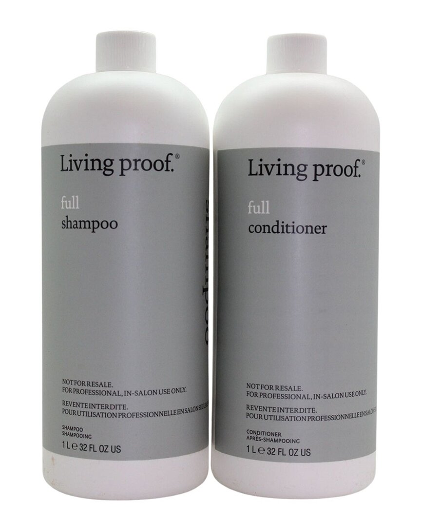 Living Proof Unisex 2 X 32oz Full Shampoo And Conditioner Liter Duo In Multi